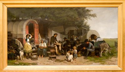 Circus Guests by Hendrik Jacobus Scholten